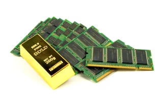 Pure gold bullion bar close-up